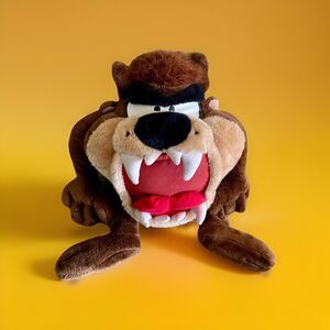 Looney Tunes Taz Tasmanian Devil Ace Novelty Warner 1994 Plush Stuffed LARGE 21”